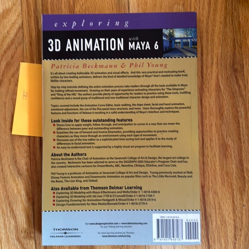 Exploring 3D Animation with Maya 6