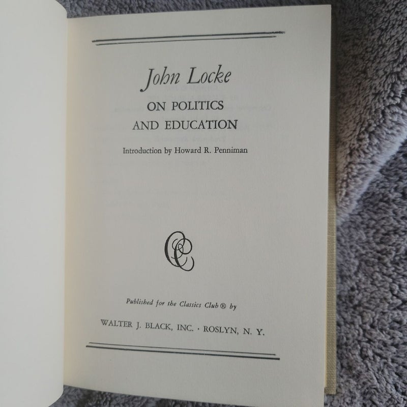 On Politics and Education 