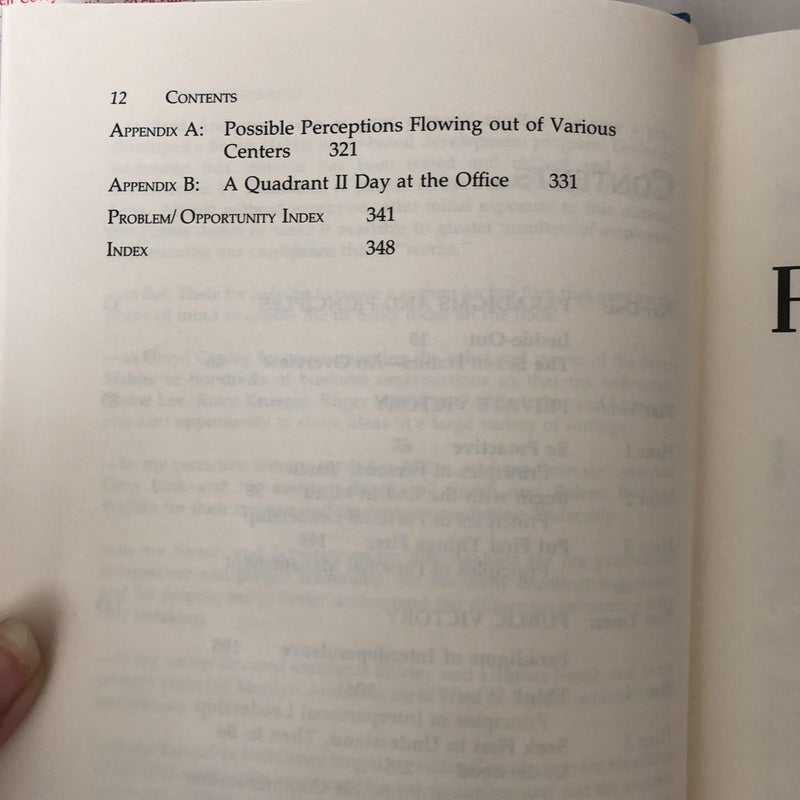 The Seven Habits of Highly Effective People