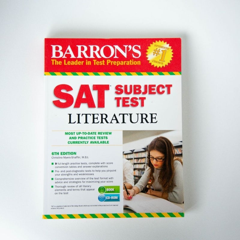 Barron's SAT Subject Test Literature with CD-ROM