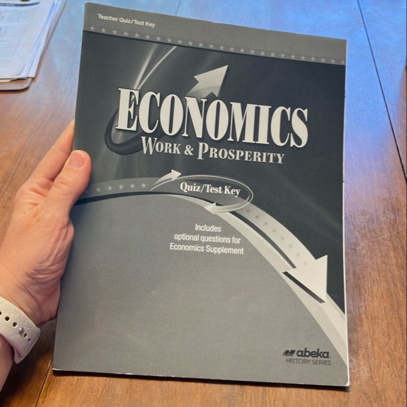 Economics work & prosperity