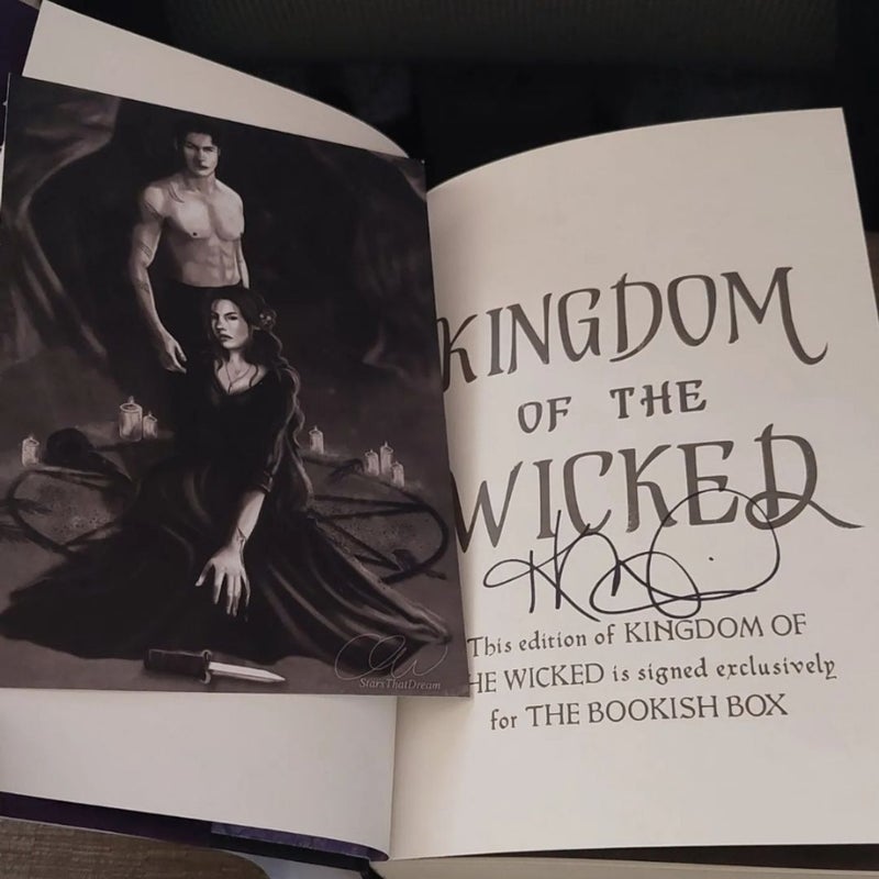 Kingdom of the Wicked Series by Bookish Box (all 3 books are signed)