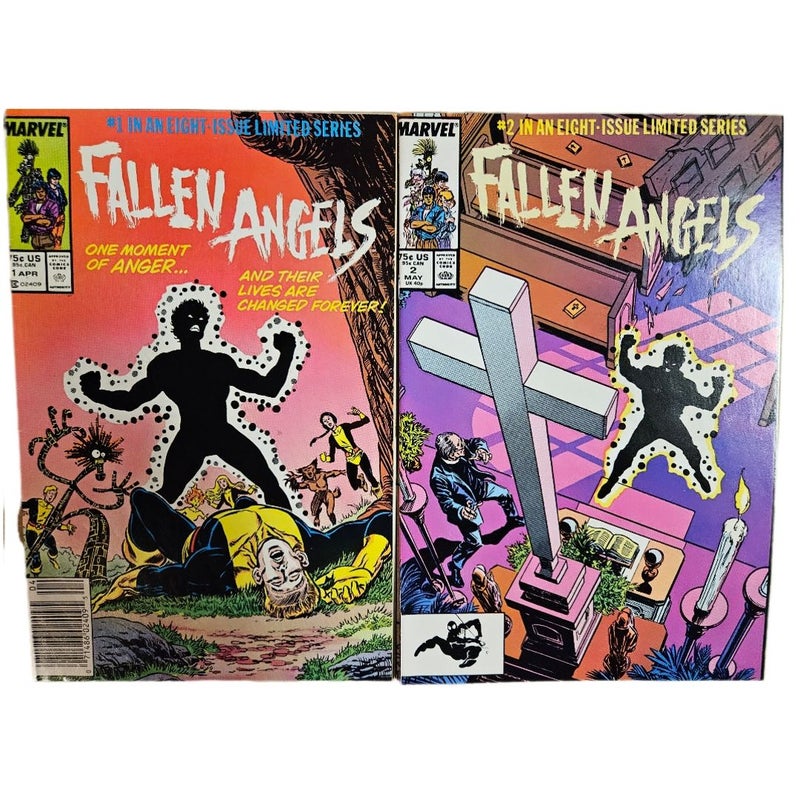 Marvel Comics Complete Fallen Angels Limited Mini Series #1-8