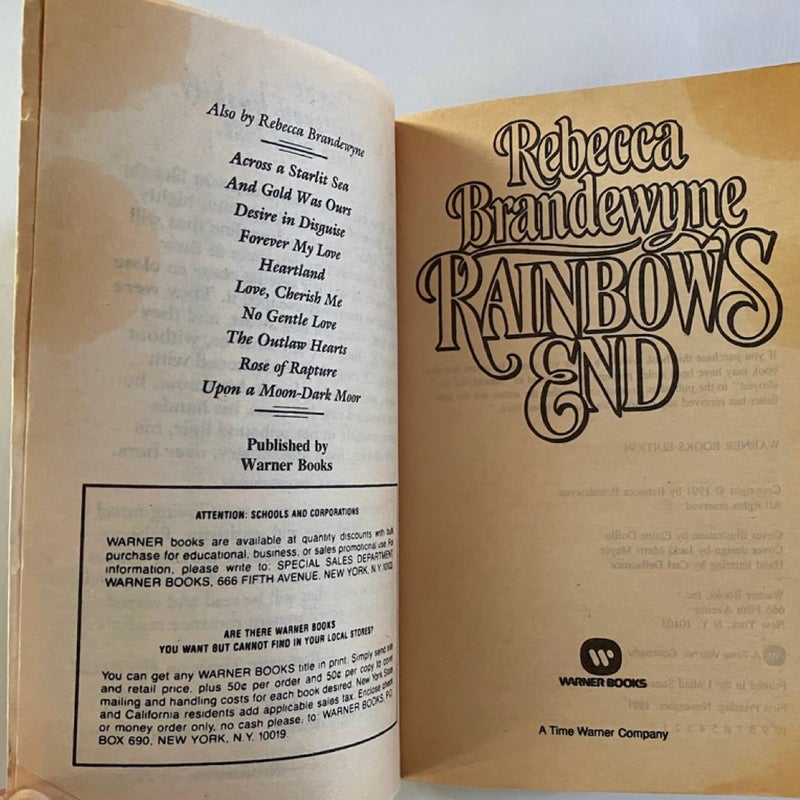 Rainbow's End - 1st Printing