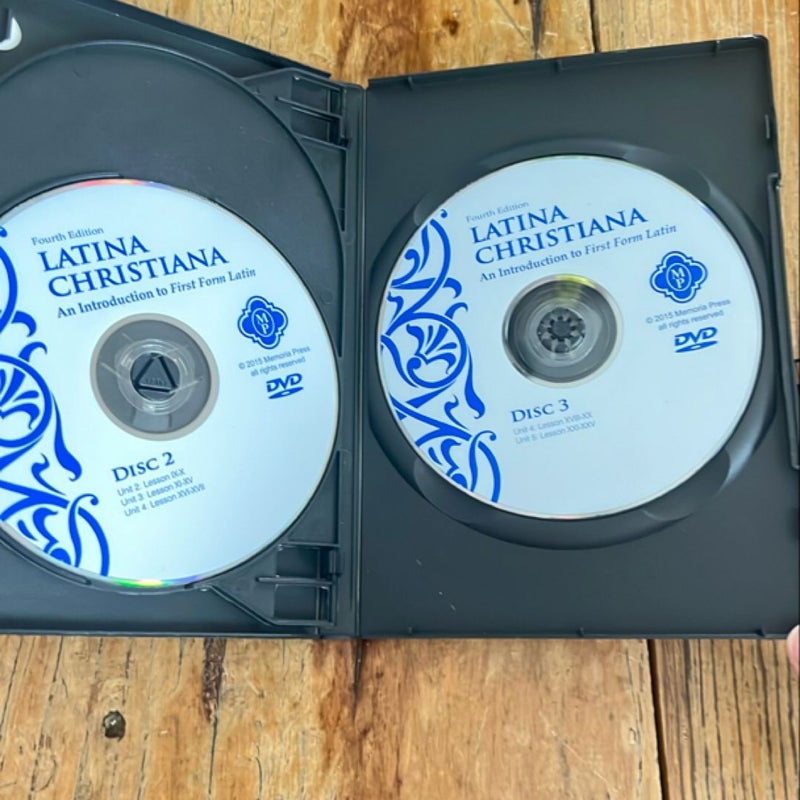 LATINA CHRISTIANA Introduction to First Form Latin Teacher Manual & Instructional DVDs