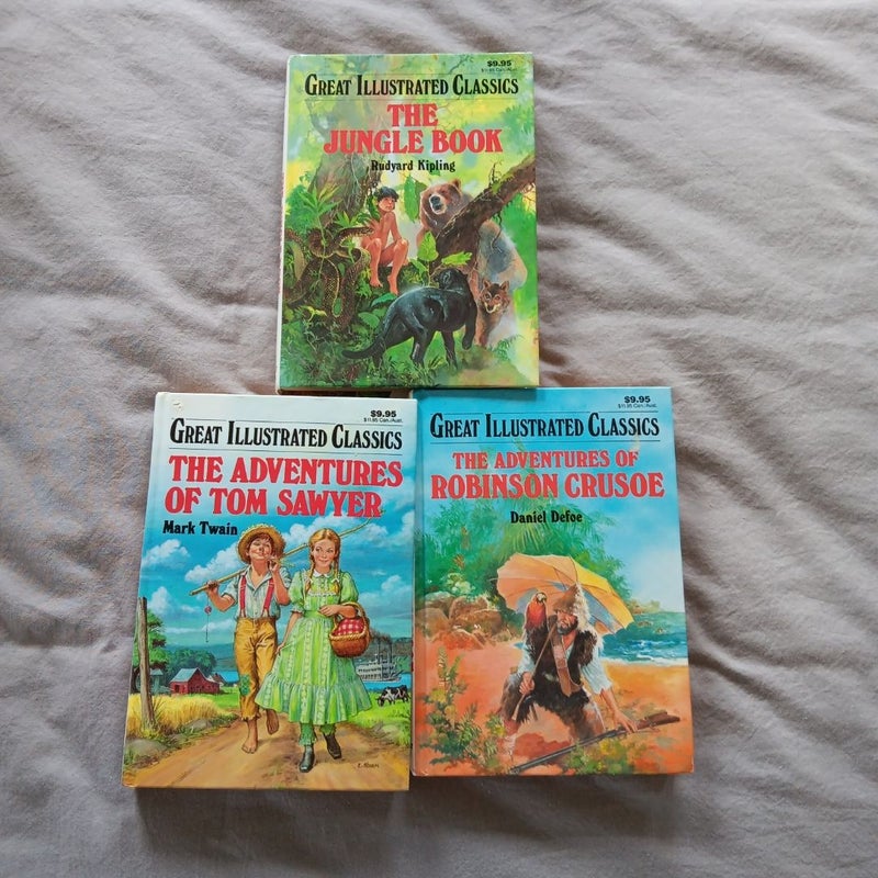 Great Illustrated Classics 3 Book Bundle