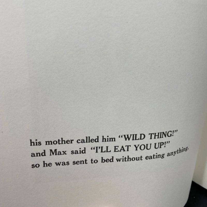 Where the Wild Things Are paperback childrens book