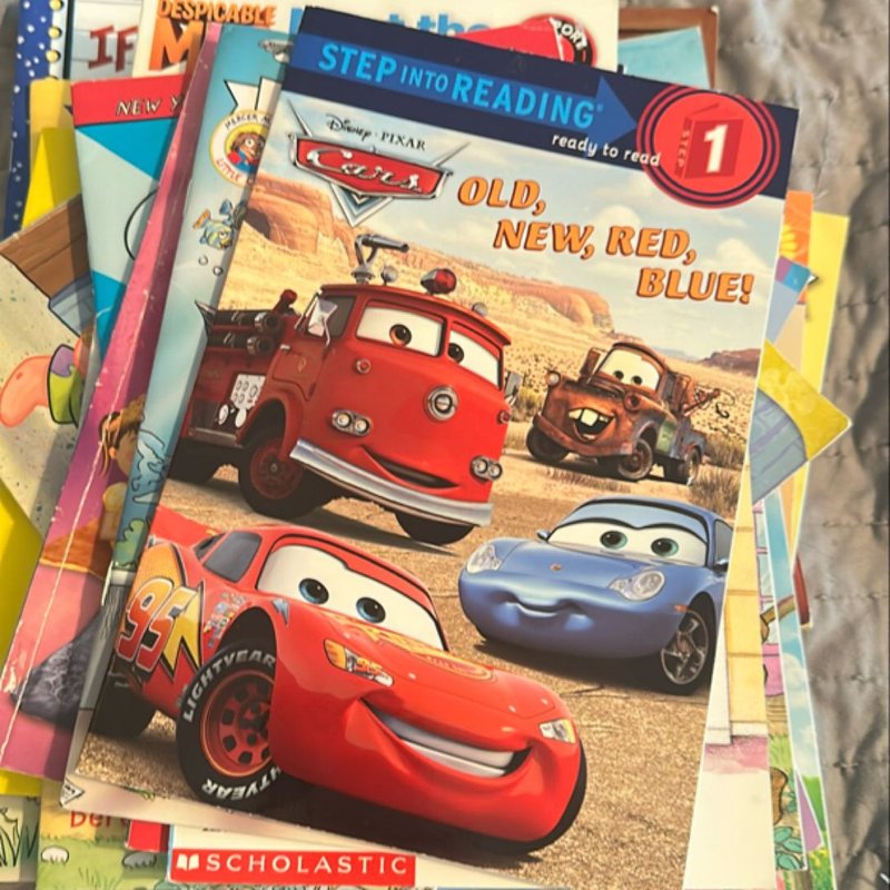 Old, New, Red, Blue! (Disney/Pixar Cars)