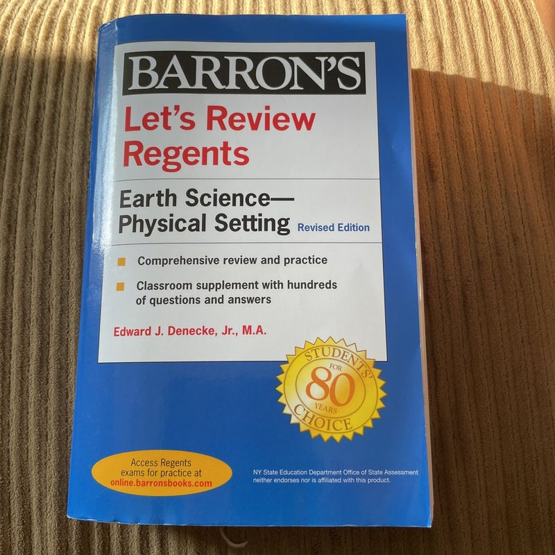 Let's Review Regents: Earth Science--Physical Setting Revised Edition