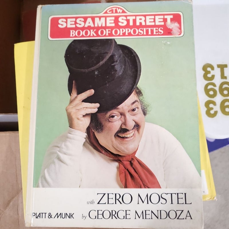 Sesame Street Book of Opposites with Zero Mostel