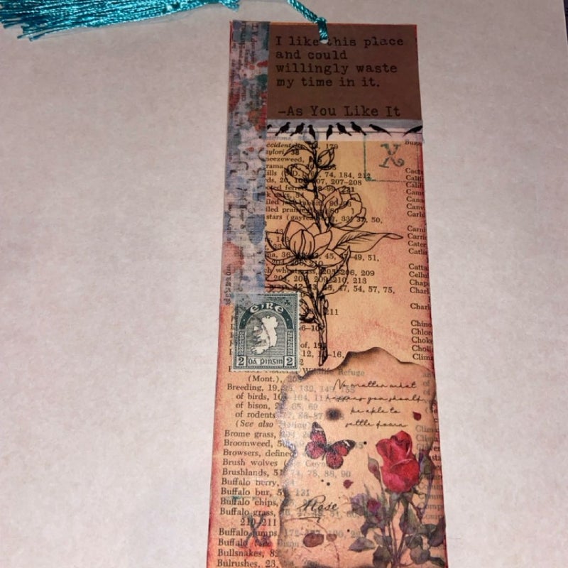 Handmade bookmark