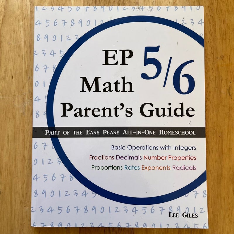 EP Math 5/6 Parent's Guide