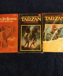 Edgar Rice Burroughs vintage paperback set