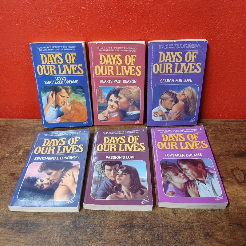 Lot of 13 Days of Our Lives Paperback Romance Novels, #1-8 & 10-14