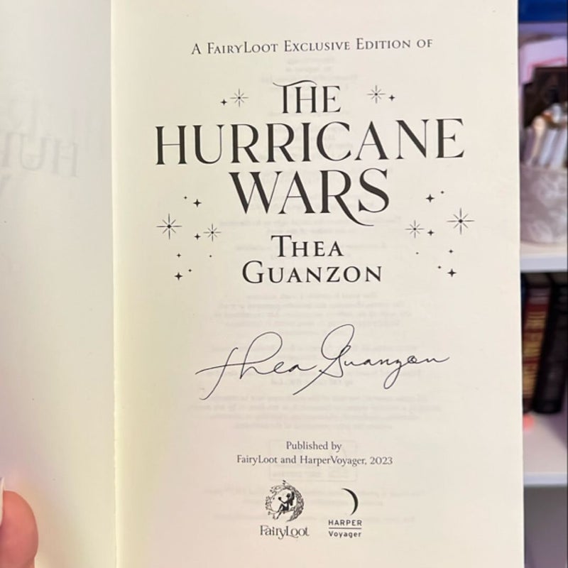 The Hurricane Wars (FairyLoot SIGNED exclusive edition)