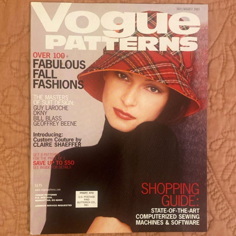 Vogue Patterns Magazine (July/August 2001)