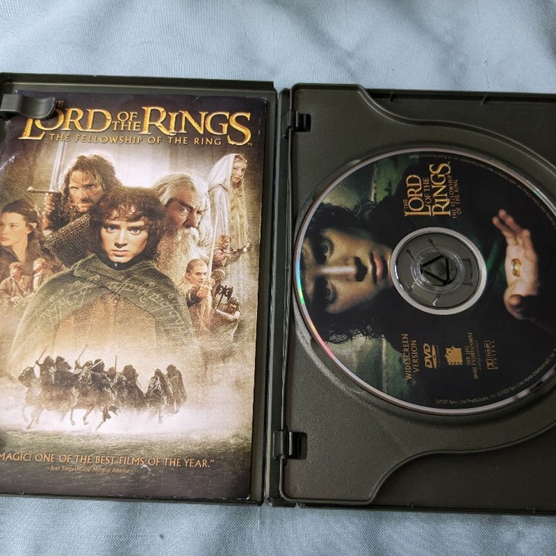The Fellowship of the Ring (Lord of the Rings) DVD Widescreen 