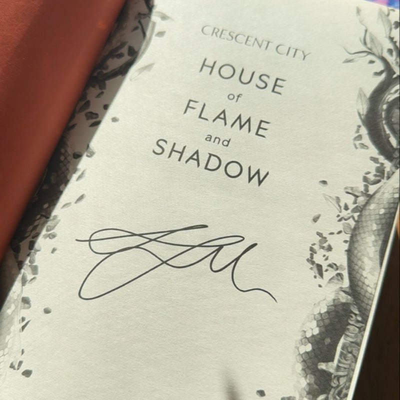 House of Flame and Shadow SIGNED 