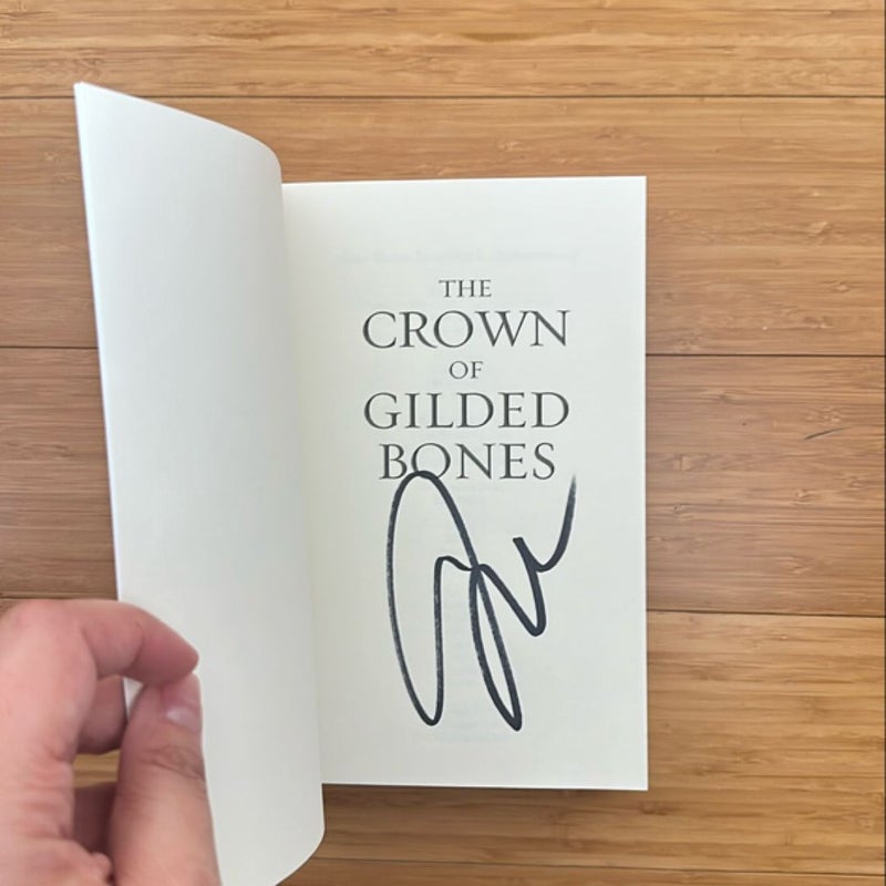 The Crown of Gilded Bones SIGNED