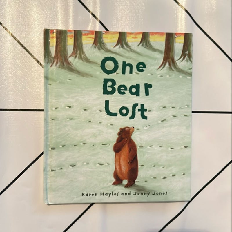 One bear lost