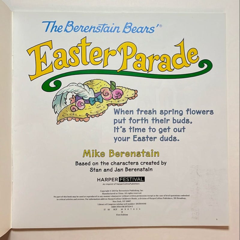 The Berenstain Bears' Easter Parade