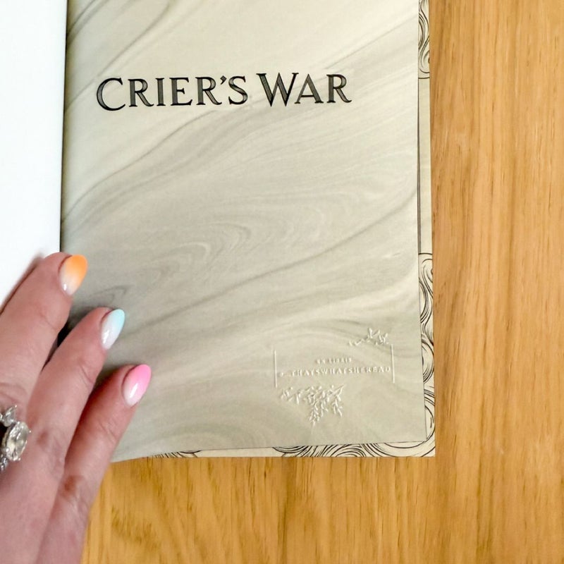 OOP Crier’s War Set SIGNED *Bookish Box Exclusive Luxe Editions*