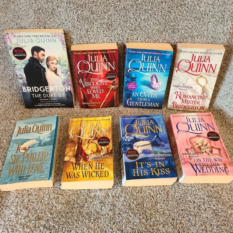 Bridgerton series bundle - all 8 books