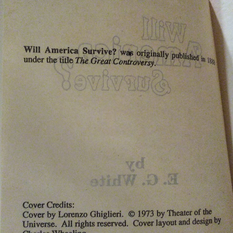 will america survive book review