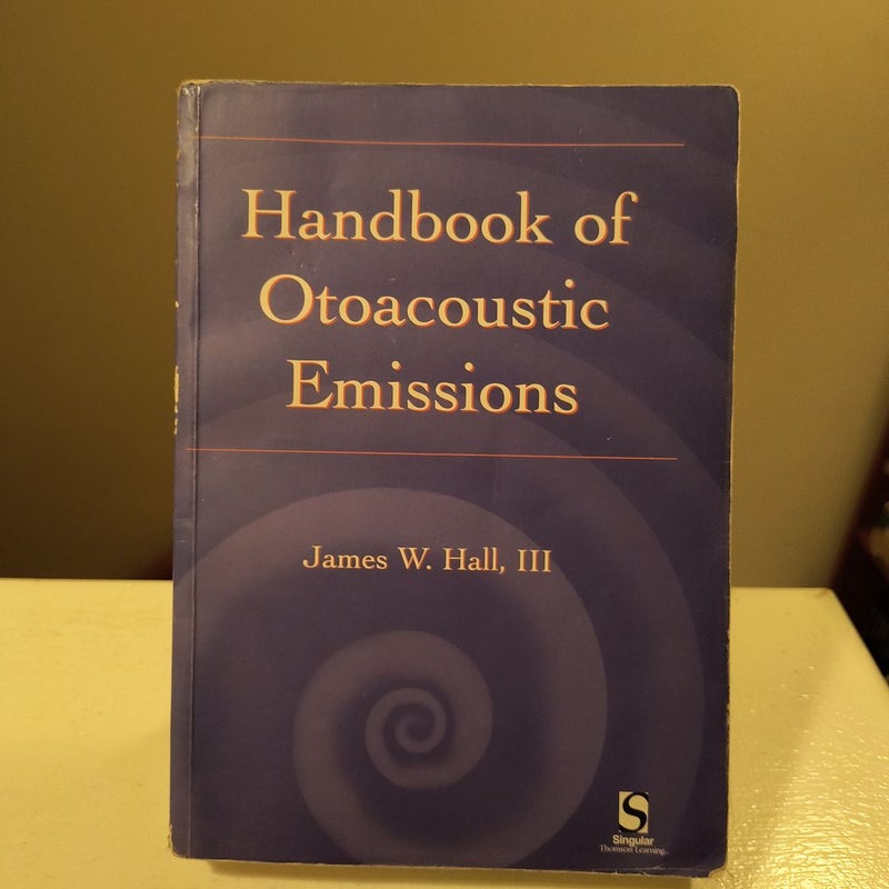 Handbook of Otoacoustic Emissions 