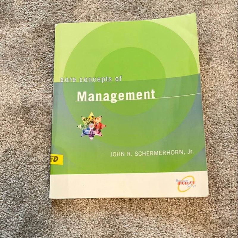 Core Concepts of Management