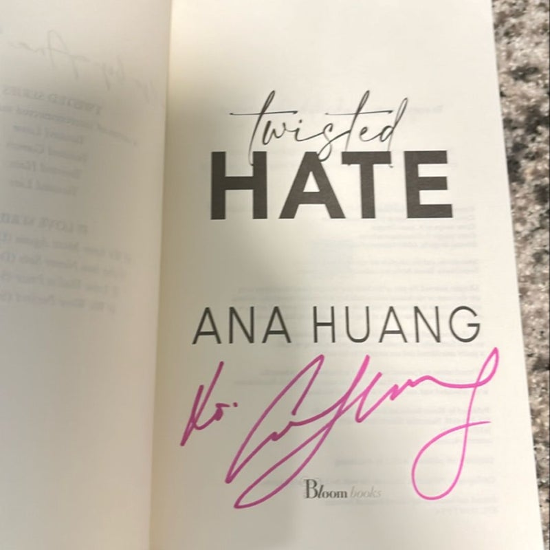 Twisted Hate SIGNED 