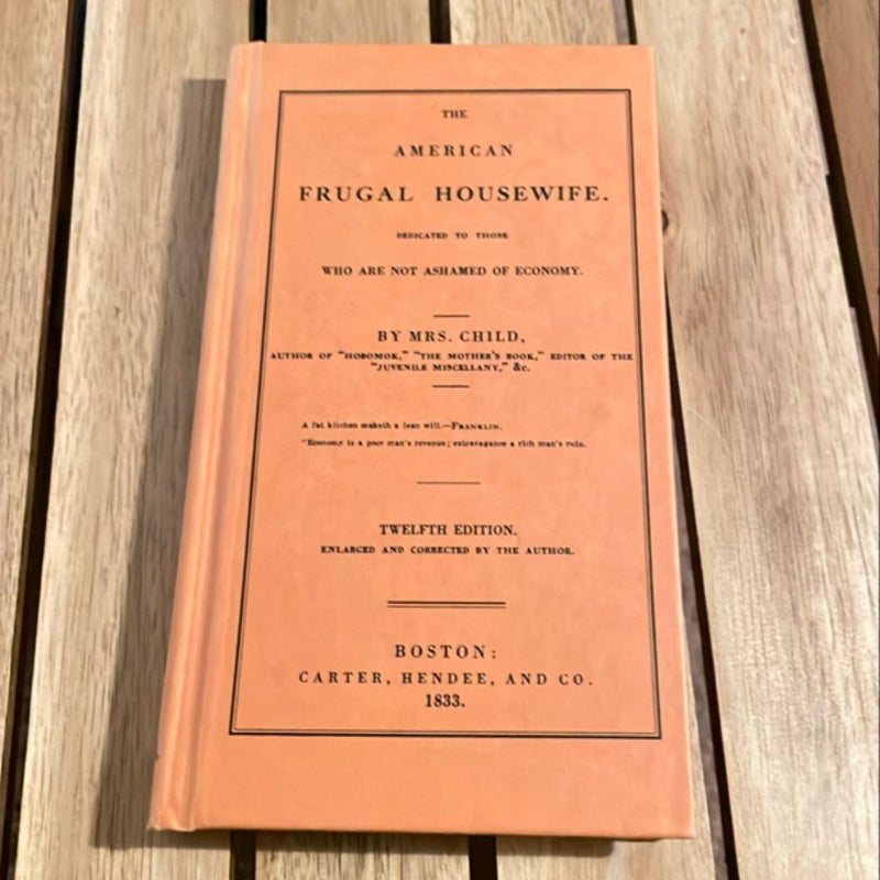 The American Frugal Housewife (1833)