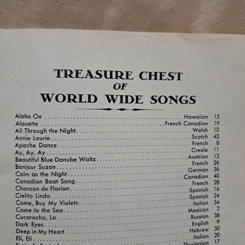 Treasure Chest of World-Wide Songs