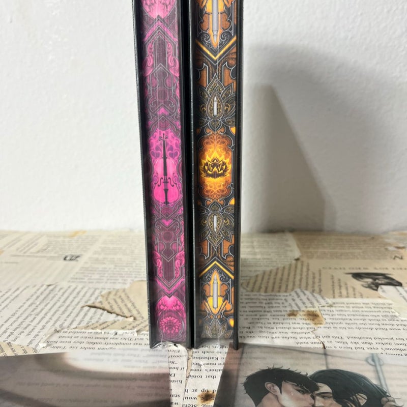 BFDC god of fury & god of war books for days crate rina kent