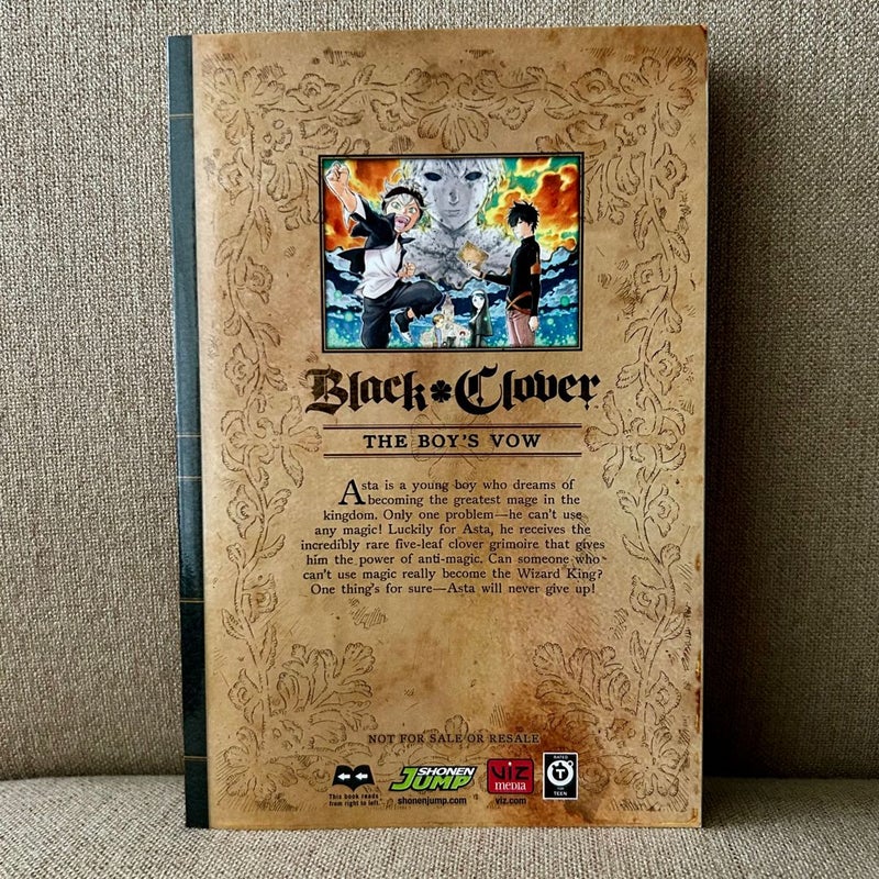 Black Clover, Vol. 1 (LootCrate/Shonen Jump Manga Exclusive) [1st Print Edition]