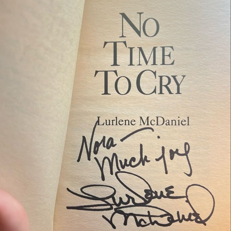 No Time to Cry (Signed Copy)