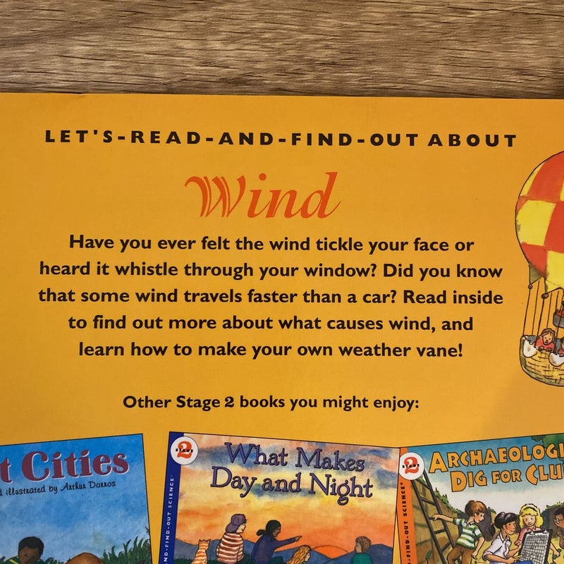 Feel the Wind - Let’s Read and Find Out Science Stage 2