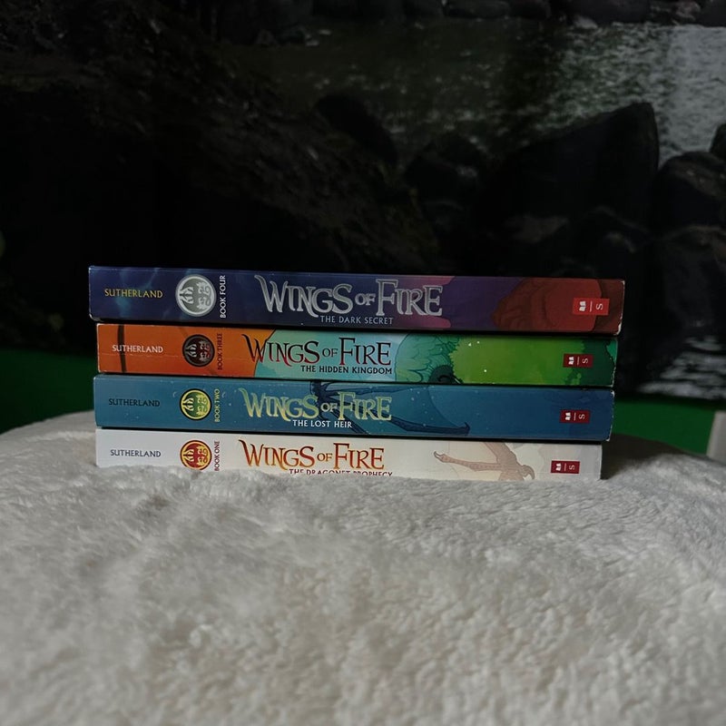 Wings of Fire The Dragonet Propecy Books 1-4