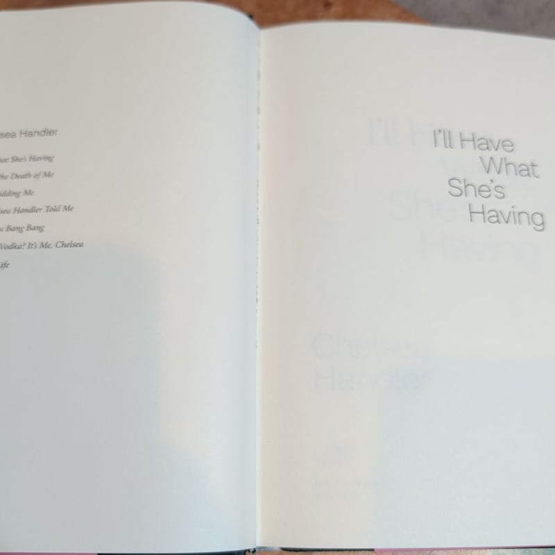 I'll Have What She's Having