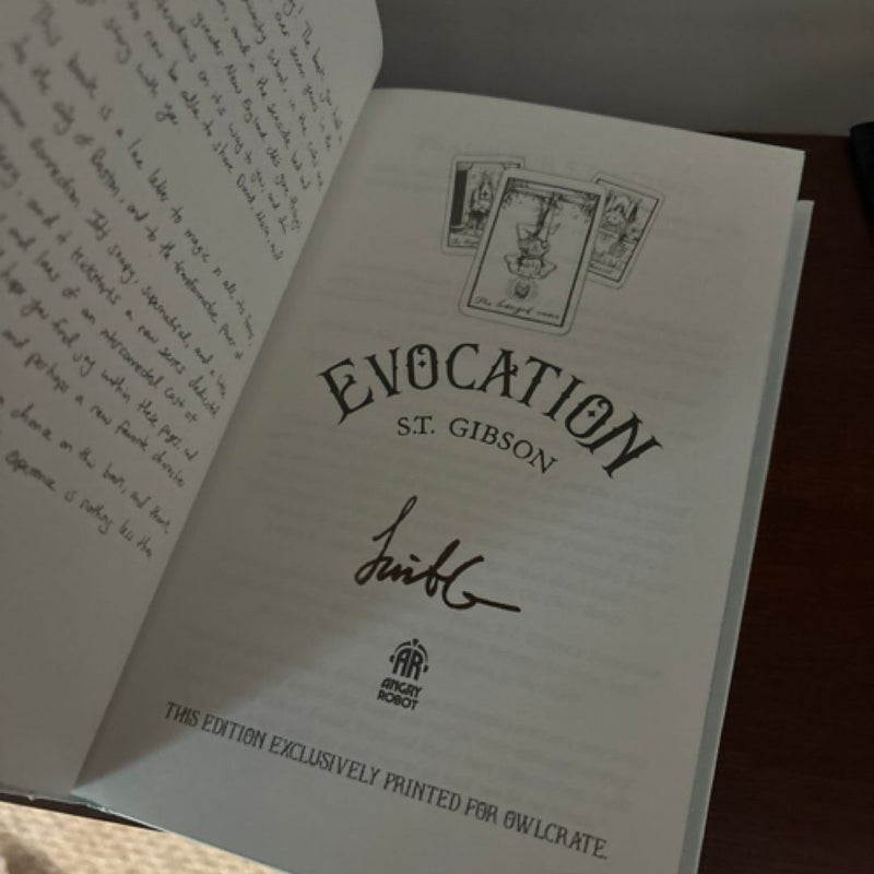 Owlcrate Evocation S.T. Gibson