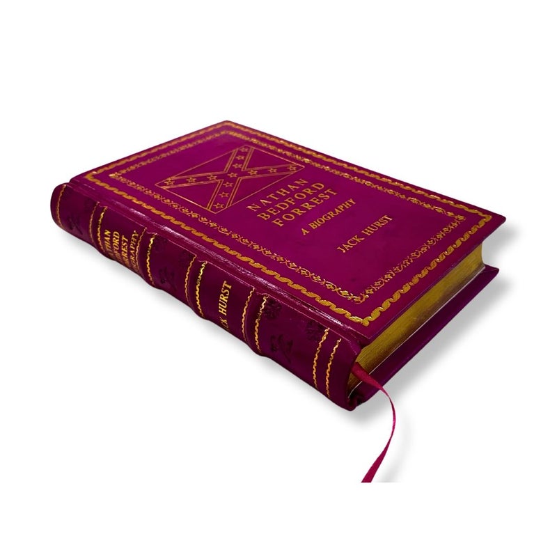 Nathan Bedford Forrest: A Biography by Jack Hurst Leather-Bound