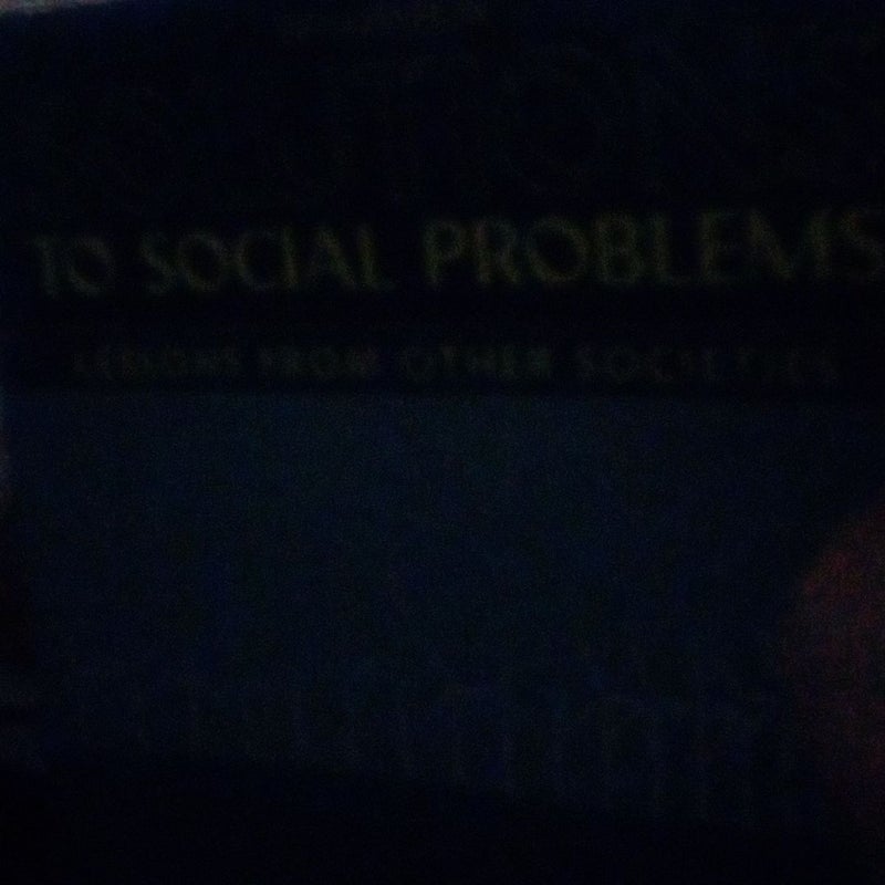 Solutions to Social Problems