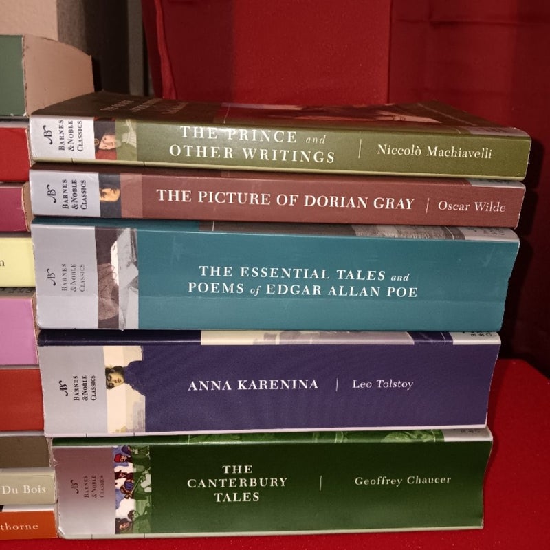 Lot of 14 Barnes and Noble Classics 