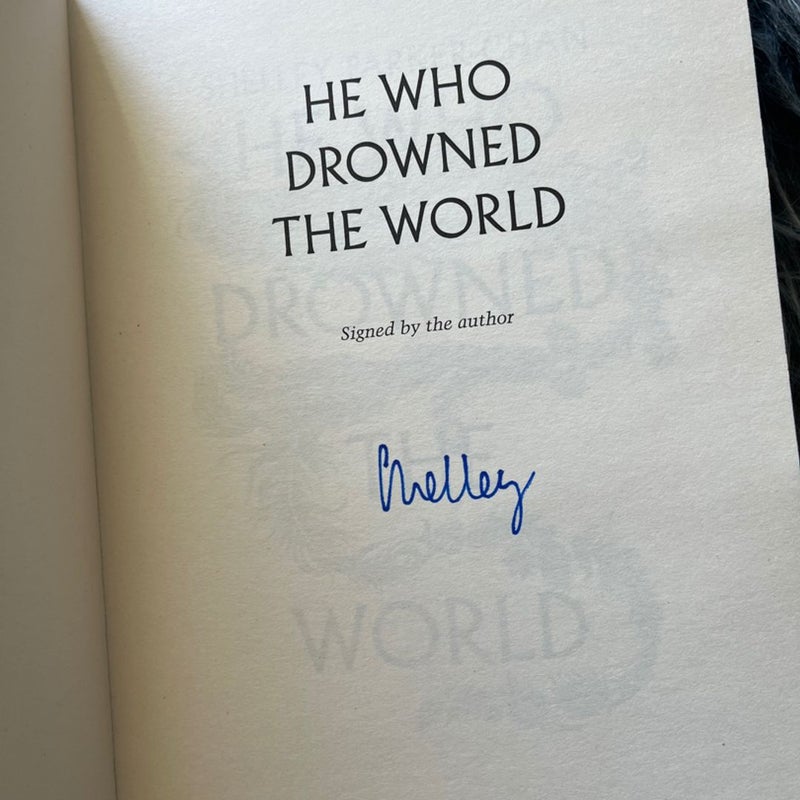 He Who Drowned the World Waterstones Exclusive Edition