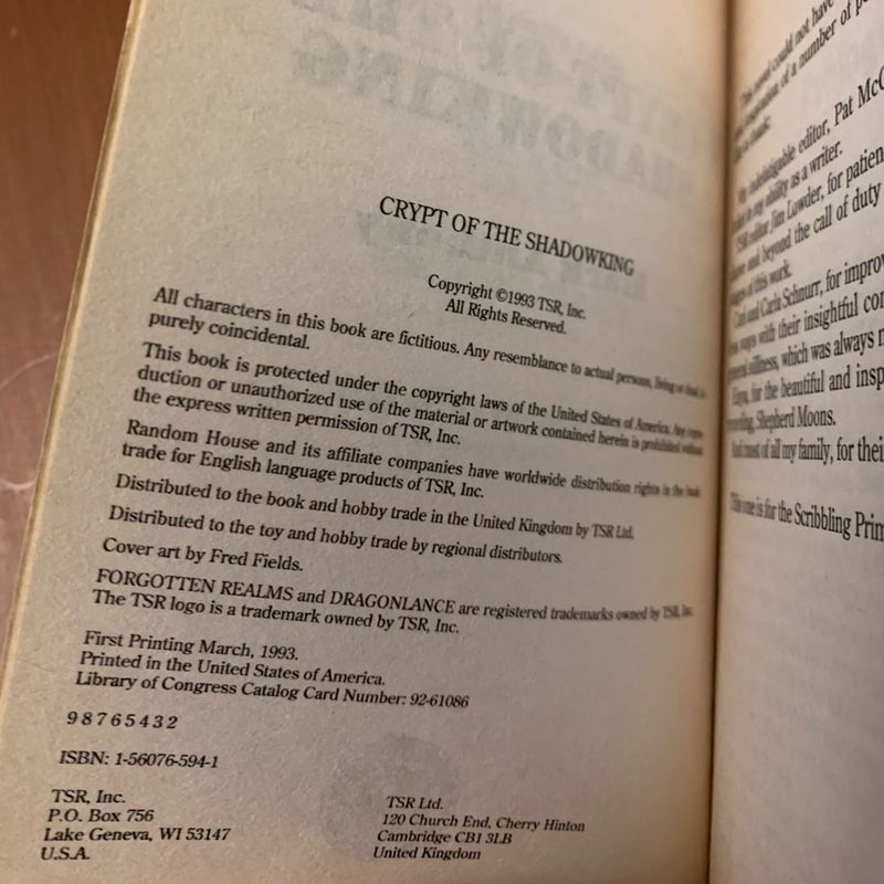 Forgotten Realms: Crypt of the Shadowking, Harpers 6