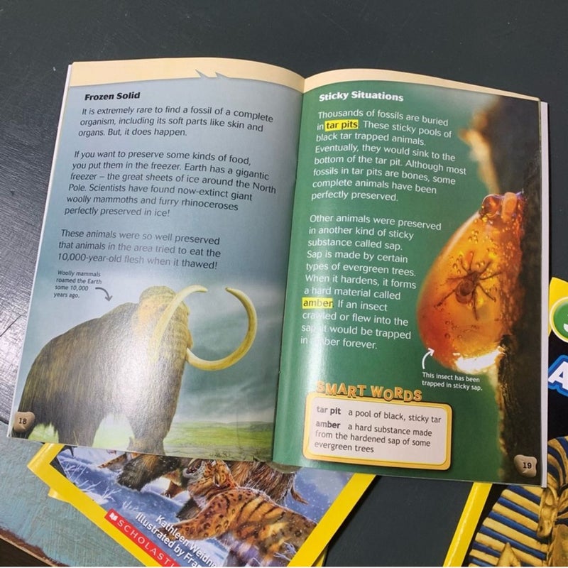 4 National Geographic Kids History & Science Books 