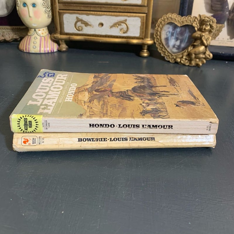 Louis L’Amour 2 Book Bundle - Bowdrie + Hondo