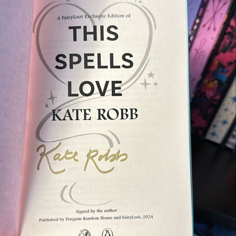 This Spells Love Signed Fairyloot Edition