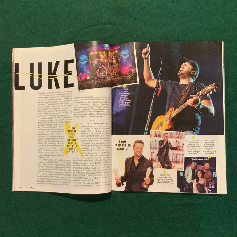 PEOPLE Magazine Luke Bryan