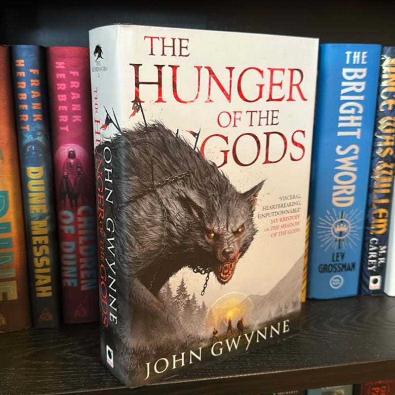The Bloodsworn Saga First Editions (The Shadow of the Gods, The Hunger of the Gods, SIGNED The Fury of the Gods)